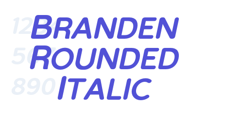 Branden Rounded Italic-font-download