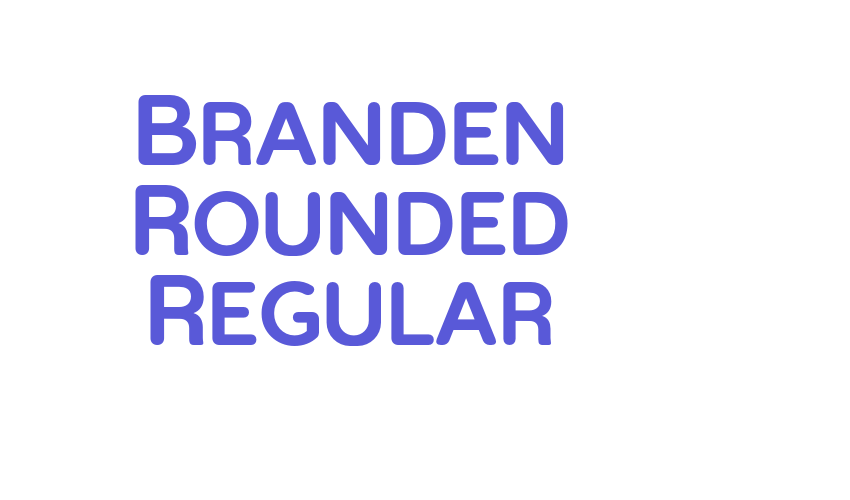 Branden Rounded Regular Font Download