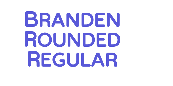 Branden Rounded Regular Font Download