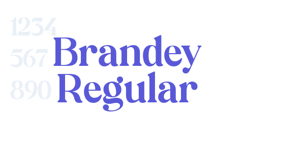 Brandey Regular font free