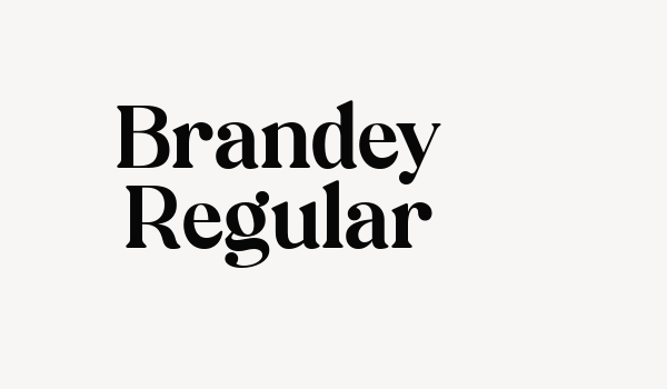 Brandey Regular Font