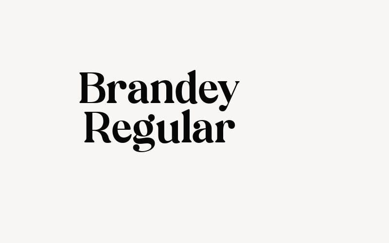 Brandey Regular Font