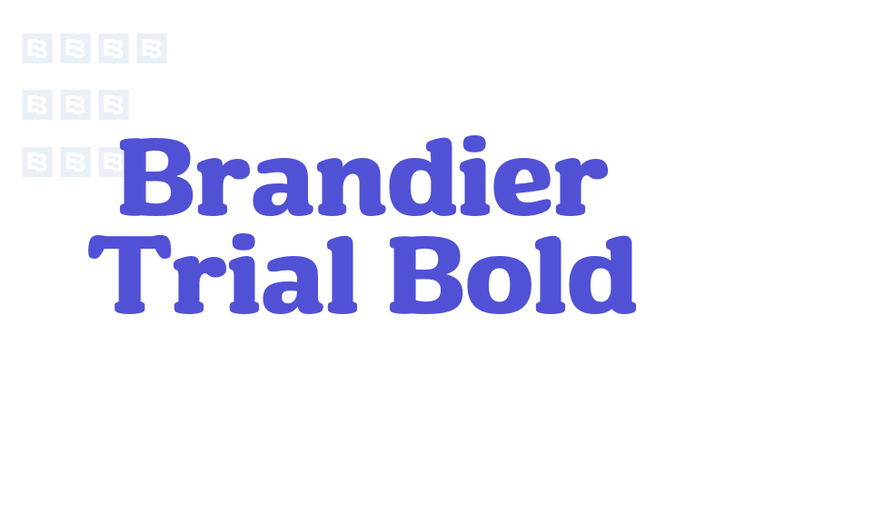 Brandier Trial Bold-font-download