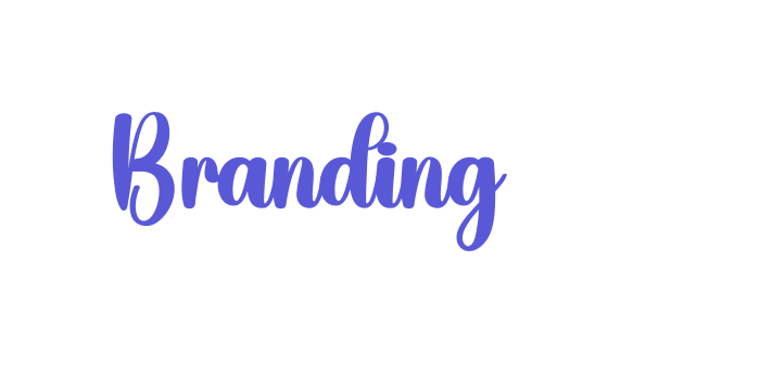 Branding Font