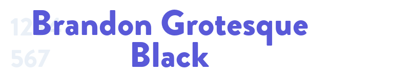 Brandon Grotesque Black-related font