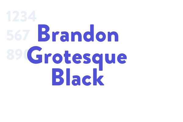 Brandon Grotesque Black