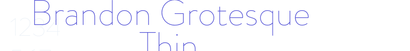 Brandon Grotesque Thin-font