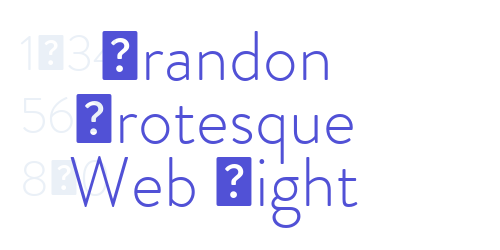 Brandon Grotesque Web Light
