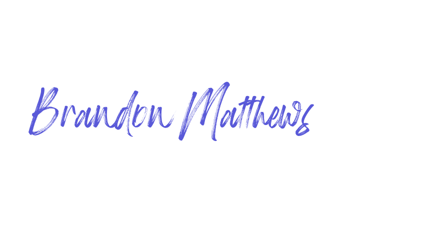 Brandon Matthews Font Download