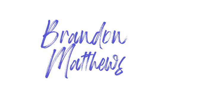 Brandon Matthews Font