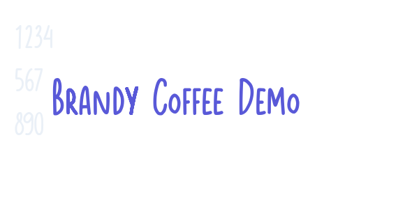 Brandy Coffee Demo font