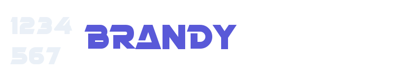 Brandy-related font