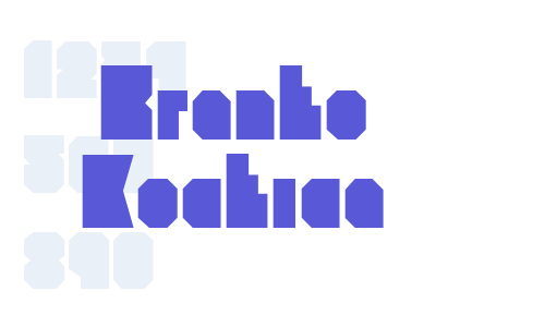 Branko Kockica Font Download