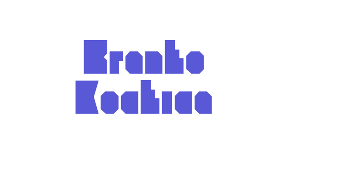 Branko Kockica Font Download