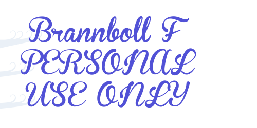 Brannboll F PERSONAL USE ONLY-font-download