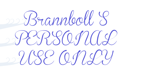 Brannboll S PERSONAL USE ONLY-font-download