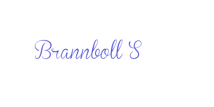 Brannboll S Font Download