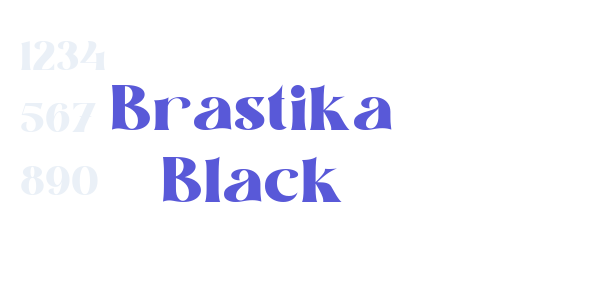 Brastika Black font free