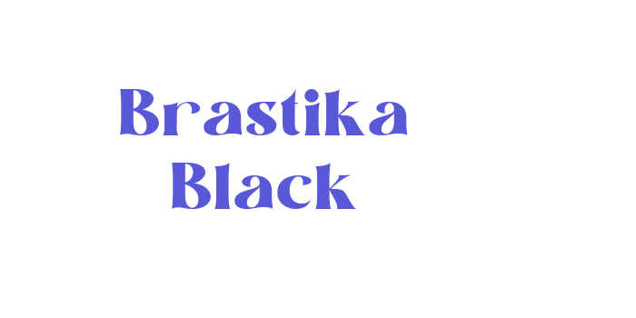 Brastika Black Font Download