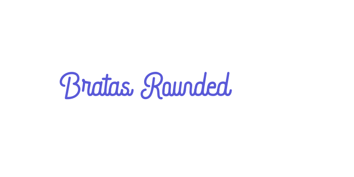 Bratas Rounded Font Download