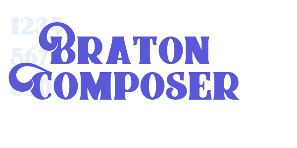 Braton Composer font free