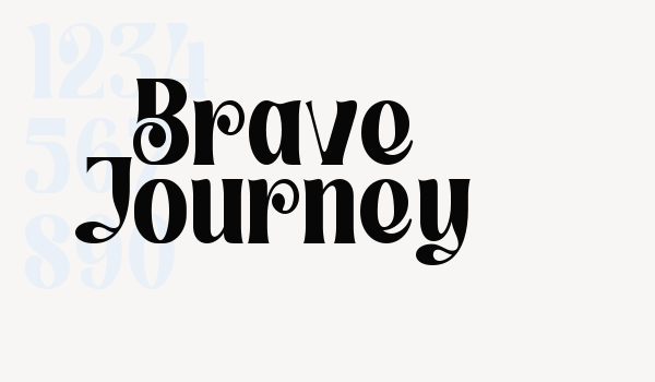 Brave Journey Font