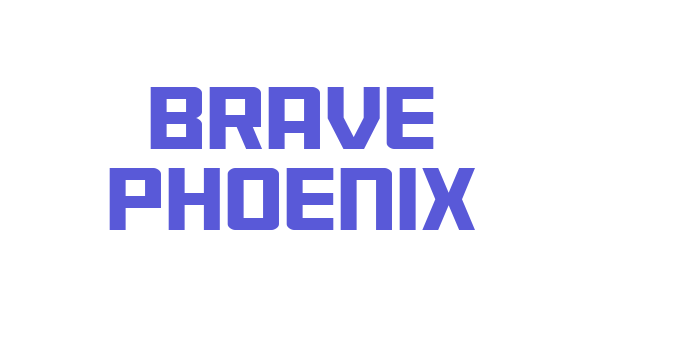 Brave Phoenix Font Download