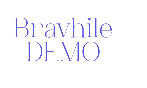 Bravhile DEMO Font Download