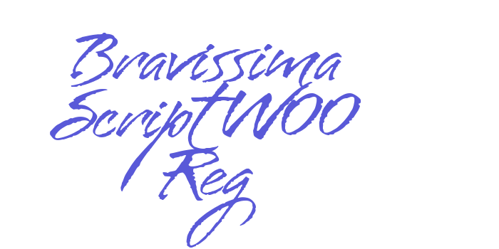 Bravissima Script W00 Reg Font Download