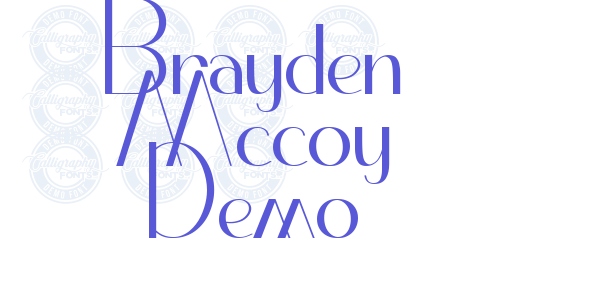 Brayden Mccoy Demo font free