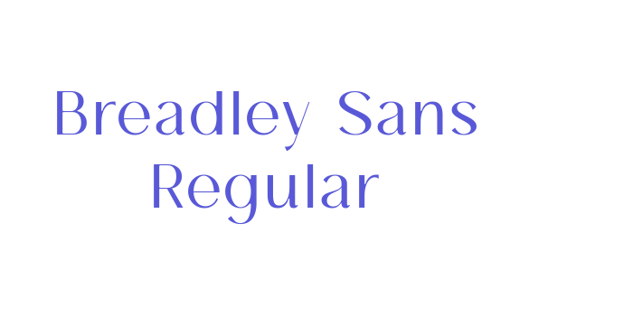 Breadley Sans Regular Font Download