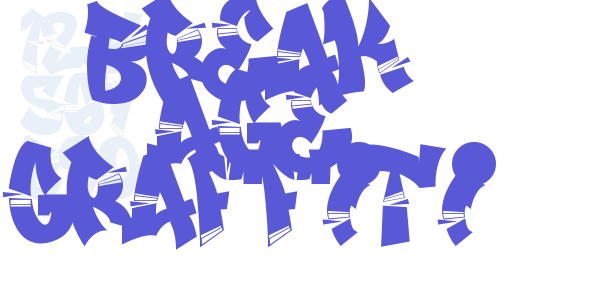 Break Age Graffiti font free