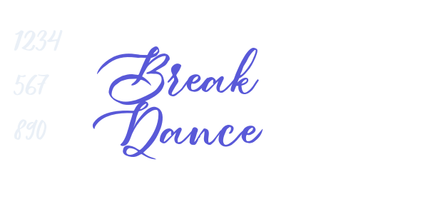 Break Dance font