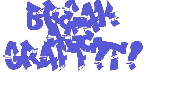 Break Age Graffiti Font Download