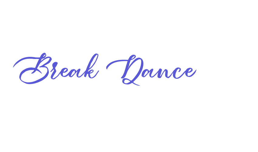 Break Dance Font