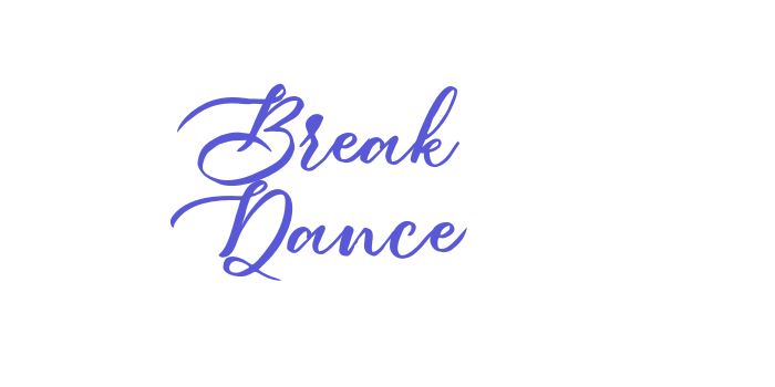 Break Dance Font Download