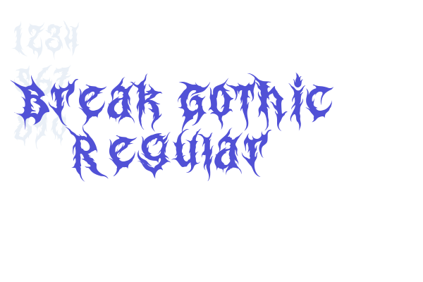 Break Gothic Regular
