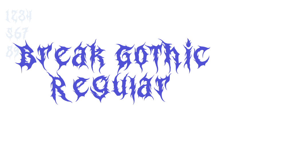 Break Gothic Regular-font-download