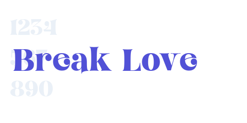 Break Love-font-download