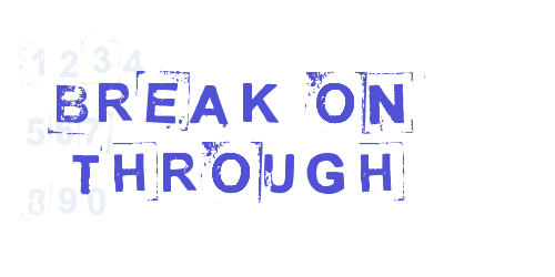 Break on through-font-download