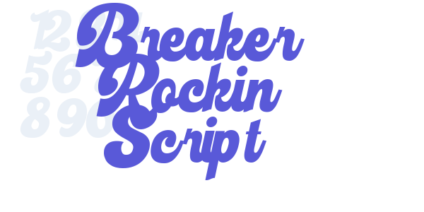 Breaker Rockin Script font free