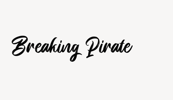 Breaking Pirate Font