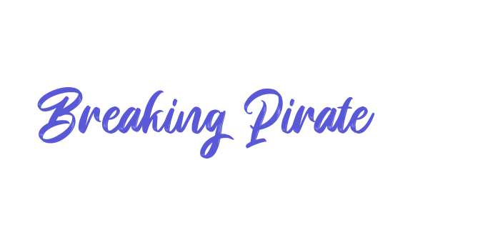 Breaking Pirate Font Download