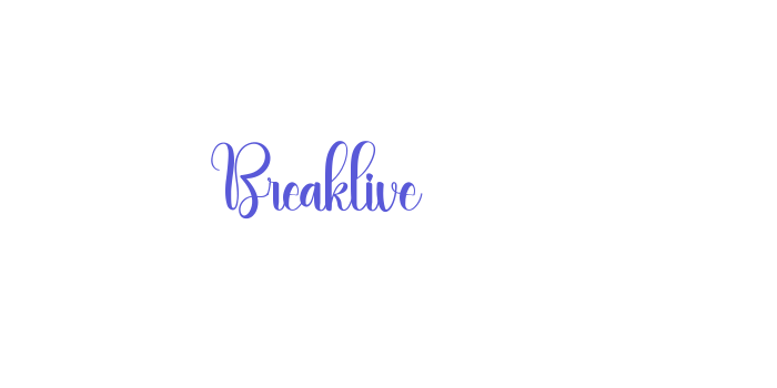 Breaklive Font Download