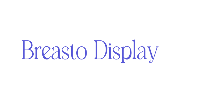 Breasto Display Font Download