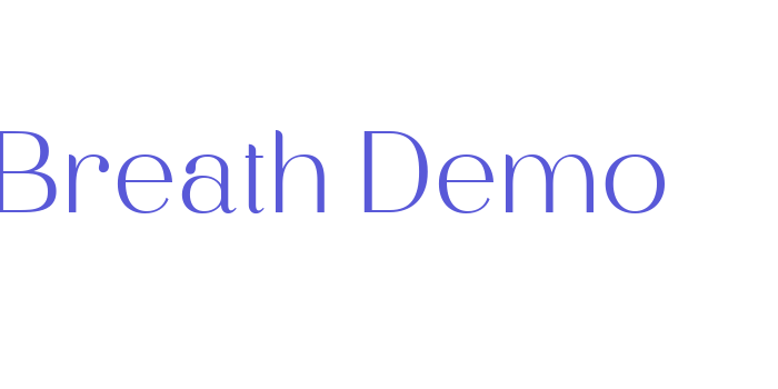 Breath_Demo Font