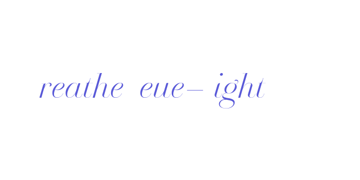 Breathe Neue-Light Font Download