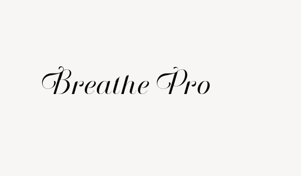 Breathe Pro Font