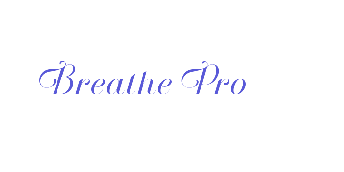 Breathe Pro Font