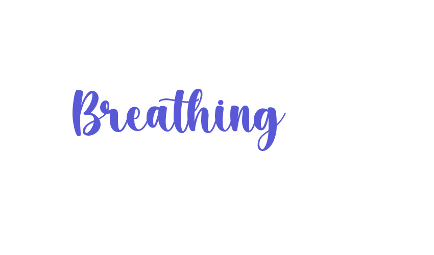 Breathing Font Download